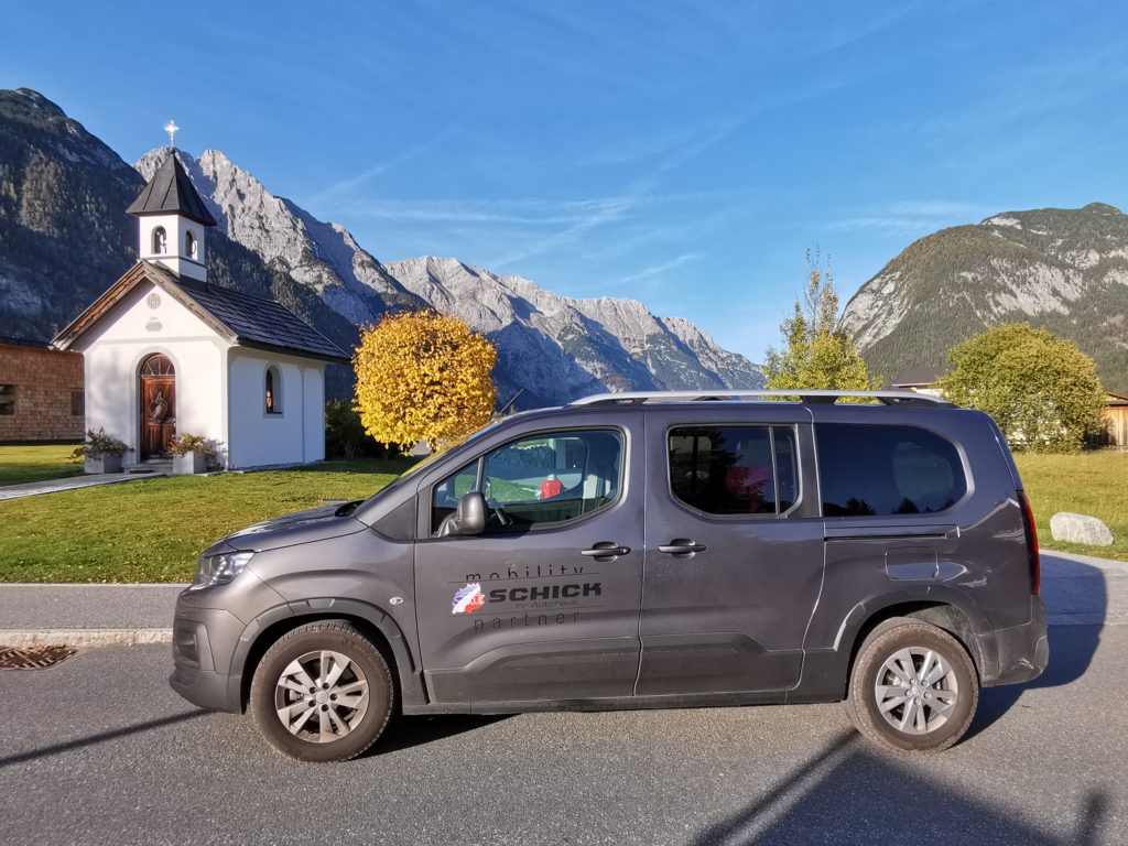 Zum Seebensee mit dem Auto - vorbei an den Kapellen in der Leutasch