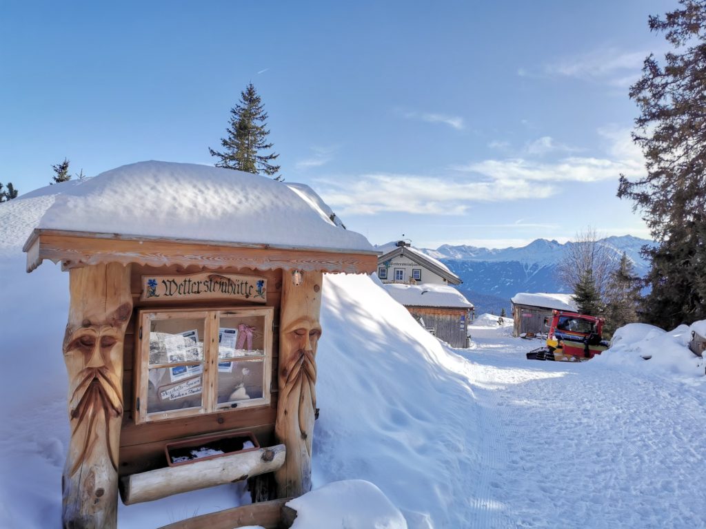 Aus dem Gaistal Winterwandern zur Wettersteinhütte