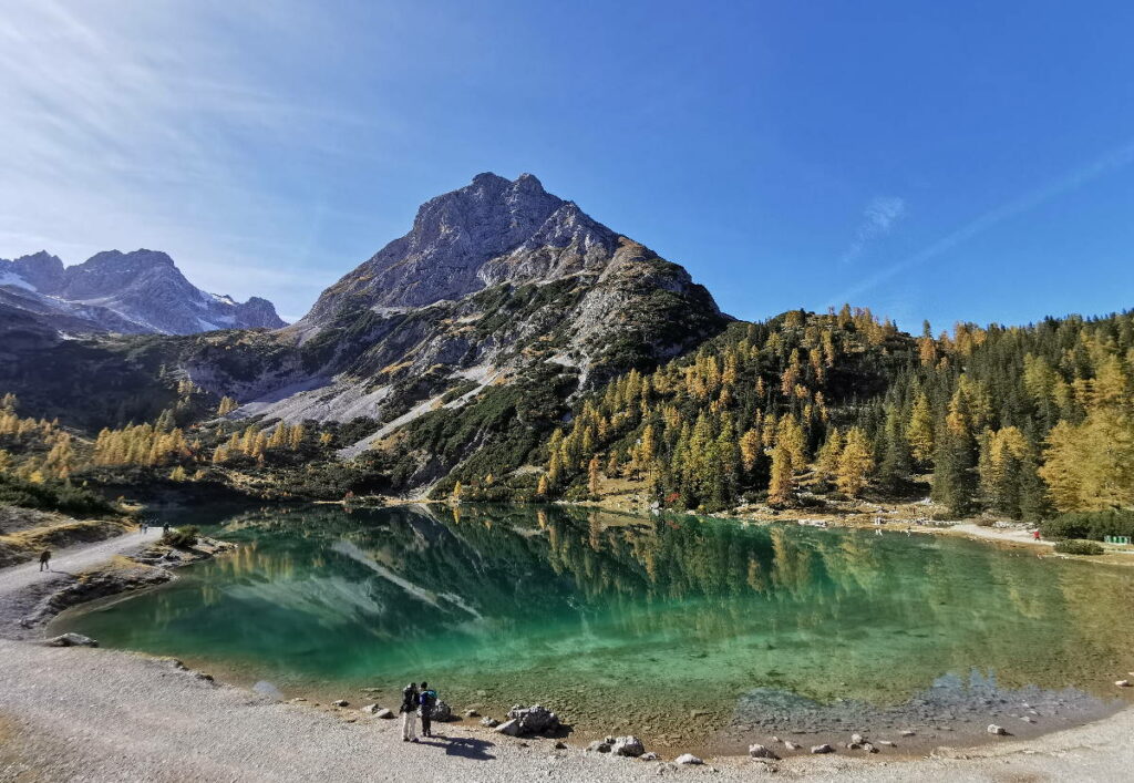 Bemerkenswerte Zugspitze Seen - der Seebensee in Tirol