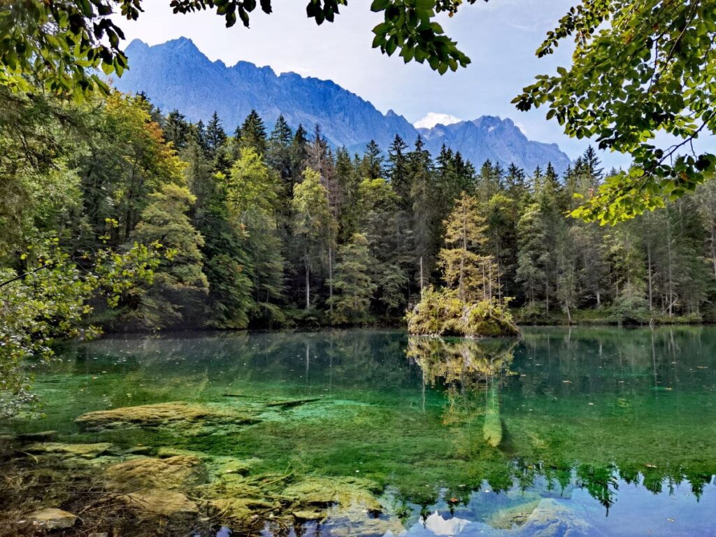 einer der geheimen Zugspitze Seen - der Badersee